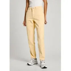 Pepe Jeans für Damen. PL204591YH3 Jeans Tapered Hw gelb (29/30), Lässig, Denim, Bio-Baumwolle, Nachhaltig