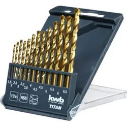 kwb TIN Bohrerkassette 1,5-6,5 13-tlg.