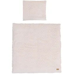 Roba Wiegenbettwäsche Frosty Almond 80x80 cm - Beige , Textil , Gepunktet , 80x80 cm , Gots , Schlafen, Babybettausstattung, Babybettwäsche