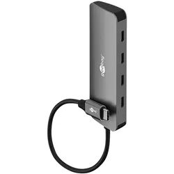 GOOBAY USB-C Hub 76565 Slim 4 Port USB-C auf USB-C 10 Gbit/s
