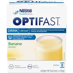 OPTIFAST DRINK Banane 8X55 g Pulver