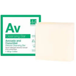 Dr Botanicals Avocado- und Gurken-Naturreinigungsbar 100g 100 g