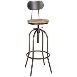 CLP Barhocker Metall bronze , Bronzefarben , 51x108x51 cm , Esszimmer, Barmöbel, Barhocker