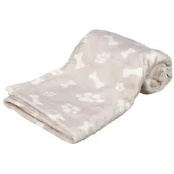 Dog Blanket Kenny Plush Beige 100x75cm