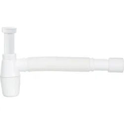 Flaschengeruchsverschluss DN40 (1 1/2''), Drm: 40-50mm Kunststoff weiß