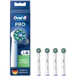 Braun Oral-B CrossAction , 4 Stück(e), Weiß, 3 Monat( e), Oral-B, Box