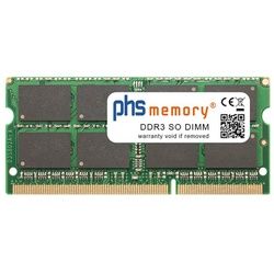 PHS-memory RAM für HP Stream 14-ax080ng Arbeitsspeicher 8GB - DDR3 - 1600MHz PC3L-12800S - SO DIMM