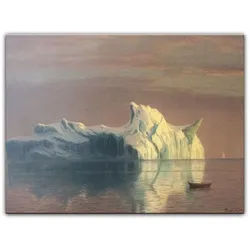 Bilderdepot24 Leinwandbild, The Iceberg bunt 50 cm x 40 cm