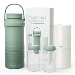 Momcozy Babykostwärmer , Hellgrün , Kunststoff , 13.7x31.8x12.8 cm , Füttern, Babykostwärmer & Sterilisatoren