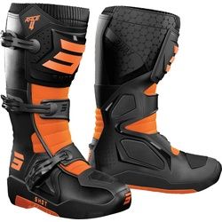 Shot Race 4 Motocross Stiefel, schwarz-orange, Größe 41