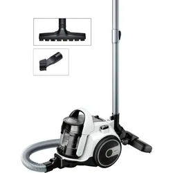 BOSCH Bodenstaubsauger Serie 2 BGS05AAA1, Hygiene-Filter, kompakt, platzsparend, leicht, 700 W, beutellos, für Parkett/Teppich/Fliesen, hohe Saugkraft, langes Kabel, weiß weiß