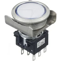 ID LB6MBM1T6LW - Drucktaster LB, 22 mm, 2 CO