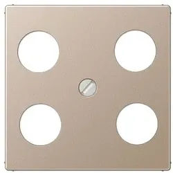 Jung Abdeckung für Antennen-Steckdose, 4-Loch (champagner)