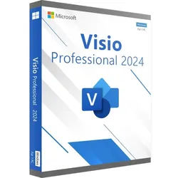 Microsoft Visio 2024 Professional | Vollversion | Sofortdownload + Produktschlüssel