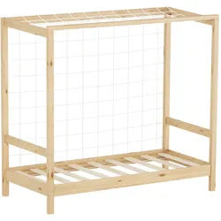 Ml-Design Kinderbett Fußballtor 70x140 cm Natur , Holz , Kiefer , Sport , Rechteckig , 70x140 cm , Babymöbel & Kindermöbel, Kinderzimmer & Jugendzimmer, Kinderbetten