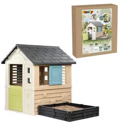 Smoby Spielhaus , Multicolor , Kunststoff , 99x114.70x23.60 cm , Freizeit & Co, Gartenspielzeug, Spielhäuser