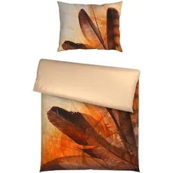 Esposa Bettwäsche , Beige , Textil , Abstraktes , 140x200 cm , pflegeleicht, atmungsaktiv, schadstoffgeprüft , Heimtextilien, Bettwäsche & Leintücher, Bettwäsche, Satin-Bettwäsche