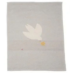 Babydecke Lili 'Taube' 70 x 90 cm, DAVID FUSSENEGGER grau