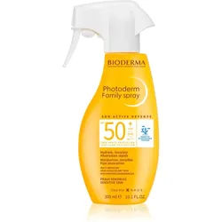 Bioderma Photoderm Sun active defense Erfrischendes Sonnenspray für das Gesicht SPF 50+ 300 ml