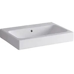 Geberit iCon Waschtisch 124063000 60 x 48,5 cm, weiss, ohne Hahnloch, mit Überlauf