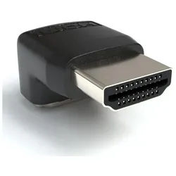 JAMEGA HDMI Winkel Adapter, 90° Rechter Winkel, HDMI A Buchse zu HDMI A HDMI-Adapter