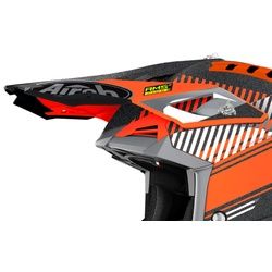 Airoh Aviator 3 Wave, Helmschirm - Orange/Grau/Weiß