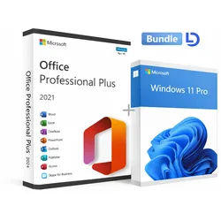 Microsoft Office 2021 Professional Plus & Windows 11 Pro Bundle | Business-Komplettpaket