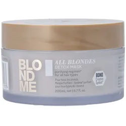 Schwarzkopf BlondeMe All Blondes Detox Haarmaske Maske 200 ml Frauen