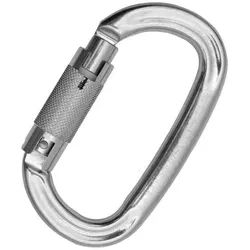 KONG - Aluminiumkarabiner - Oval - Ovalone Tri - Auto Block - Keylock Blank