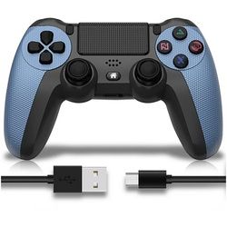 KINSI Wireless Gamepad, Controller, für PS4, Bluetooth, 6 Stile PlayStation-Controller