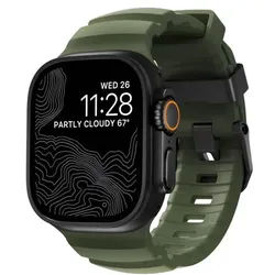 Nomad Rocky Point Band 42/44/45/ 49mm Forest Connector Black