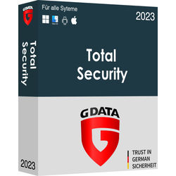 G Data Total Security 2023 | Sofortdownload + Produktschlüssel | 5 Geräte | 2...