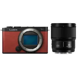 Panasonic Lumix DC-S9 + Lumix S 85mm f/1,8 Karminrot