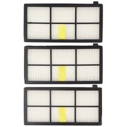 3 Stück Staubsaugerfilter für Staubsauger wie iRobot Roomba 800er Serie, Hepa-Filter, Allergie-Filter