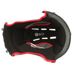 Nolan N40 Full/5GT Clima Comfort Innenfutter, schwarz-rot, Größe M für Männer