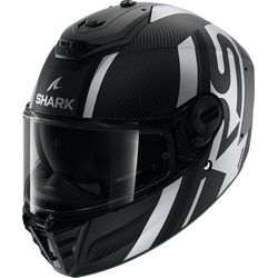 Shark Spartan RS Shawn Carbon Helm, schwarz-silber, Größe XL für Männer