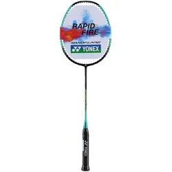 Yonex Badmintonschläger Nanoflare TX (grifflastig, mittel) schwarz/mintgrün - besaitet