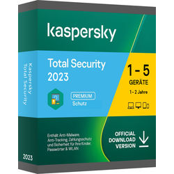 Kaspersky Total Security 2023 | 10 Geräte / 2 Jahre, Sofortdownload + Produkt...