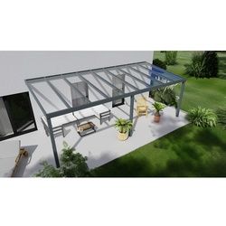 GARDENDREAMS Terrassenüberdachung »Easy Edition«, Breite: 700 cm, Dach: Glas, anthrazitgrau