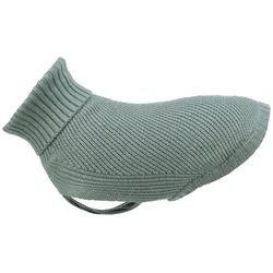 TRIXIE Hundepullover Hunde Pullover CityStyle Berlin salbei Größe: S / Rückenlänge: 33 cm Bauchumfang: 46 cm