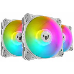 ASUS TUF Gaming TF120 ARGB White Edition, 3er-Pack, LED-Steuerung, 120mm