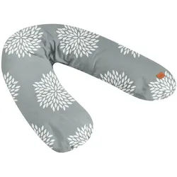 Beaba Stillkissen , Weiß, Hellgrau , Textil , Füllung: EPS Mikroperlen,EPS Mikroperlen , 180x39x15 cm , Oeko-Tex® Standard 100 , Bezug abnehmbar, Bezug waschbar , Füttern, Stillen, Stillkissen