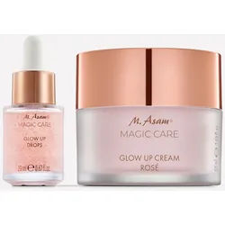 Glow Up Gesichtscreme Rosé & Glow Up Drops Gesichtsserum