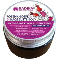 Bioherba Anti-Aging Augencreme mit Rosenknospen- & Hagebuttenöl 30 ml