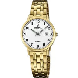 Festina Quarz Damen Klassik F20514/1 - weiß,gold - 30.5mm