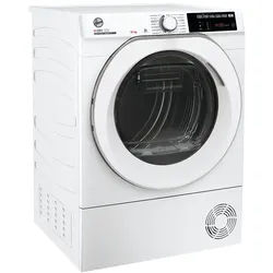Hoover Wärmepumpentrockner H-DRY500 NDEH10A2TCBES-84, WiFi + Bluetooth-Technologie, AquaVision, Knitterschutzfunktion weiß