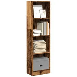 vidaXL Regal NA Bücherregal Altholz-Optik 40x24x143 cm Spanplatte braun
