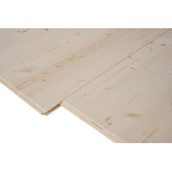 3 Schichtplatte Fichte 125 x 62,5 cm 19 mm Nut + Feder