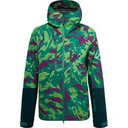 J.Lindeberg Aerial Pro Shell Jacket Print canimol green (M482) M