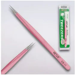 Vetus Pinzette Wimpernverlängerung Pinzette Vetus ST-10 17 CS-11 12 15 5A 6A-SA Set, Für professionelle Wimpernverlängerung, Wimpern, Wimpernstylisten